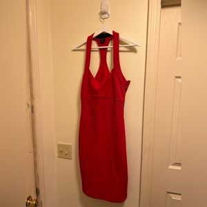 Sexy red dress